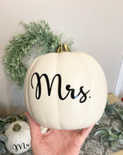 Load image into Gallery viewer, Fall Wedding Personalized Pumpkin Decor Bundle