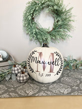 Load image into Gallery viewer, Fall Wedding Guestbook Pumpkin