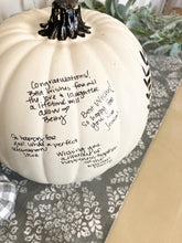 Load image into Gallery viewer, Fall Wedding Guestbook Pumpkin