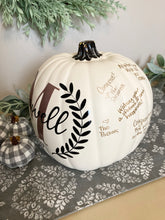 Load image into Gallery viewer, Fall Wedding Guestbook Pumpkin