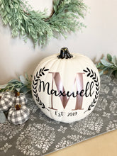 Load image into Gallery viewer, Fall Wedding Guestbook Pumpkin