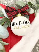Load image into Gallery viewer, Mr. & Mrs. Ornament