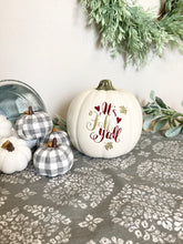 Load image into Gallery viewer, "It's Fall Y'all" Pumpkin Home Decor