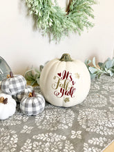 Load image into Gallery viewer, "It's Fall Y'all" Pumpkin Home Decor