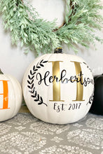 Load image into Gallery viewer, Fall Personalized Pumpkin Decor Set