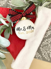 Load image into Gallery viewer, Mr. &amp; Mrs. Ornament
