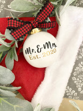 Load image into Gallery viewer, Mr. &amp; Mrs. Ornament
