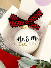 Load image into Gallery viewer, Mr. &amp; Mrs. Ornament
