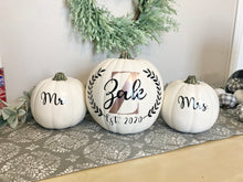 Load image into Gallery viewer, Fall Wedding Personalized Pumpkin Decor Bundle
