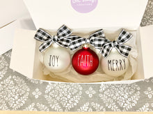 Load image into Gallery viewer, Farmhouse Holiday Ornament Gift Set
