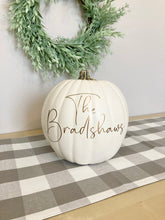 Load image into Gallery viewer, Personalized Pumpkin with Script Lettering
