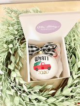 Load image into Gallery viewer, Personalized Christmas Truck Ornament
