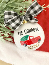 Load image into Gallery viewer, Personalized Christmas Truck Ornament
