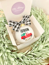 Load image into Gallery viewer, Personalized Christmas Truck Ornament
